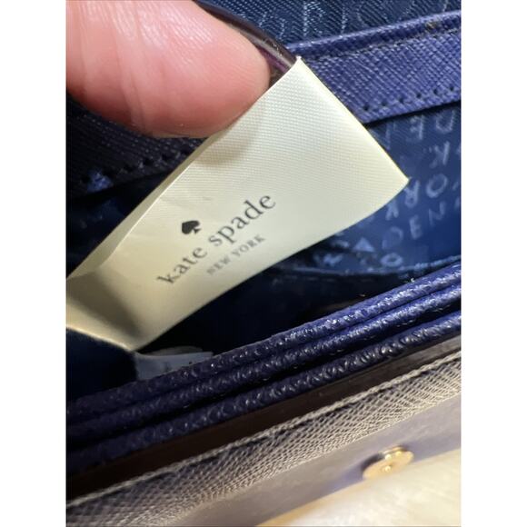 Kate Spade New York Laurel Way Carsen Crossbody Bag Navy NWOT - Picture 13 of 16